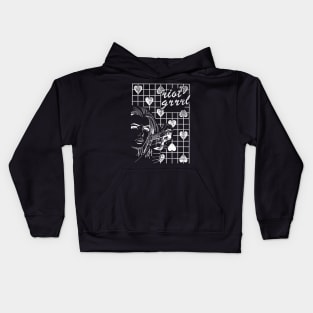 Riot Grrrl t shirt fanzine art Kids Hoodie